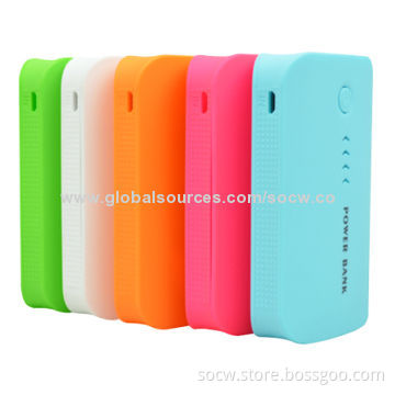 Power Banks with 8,500mAh and Dual-USB Ports, Measures 99*64*25mm